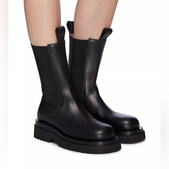 Bottega Veneta Lug Sole Leather Chelsea Boots size 39 - Picture 2 of 15